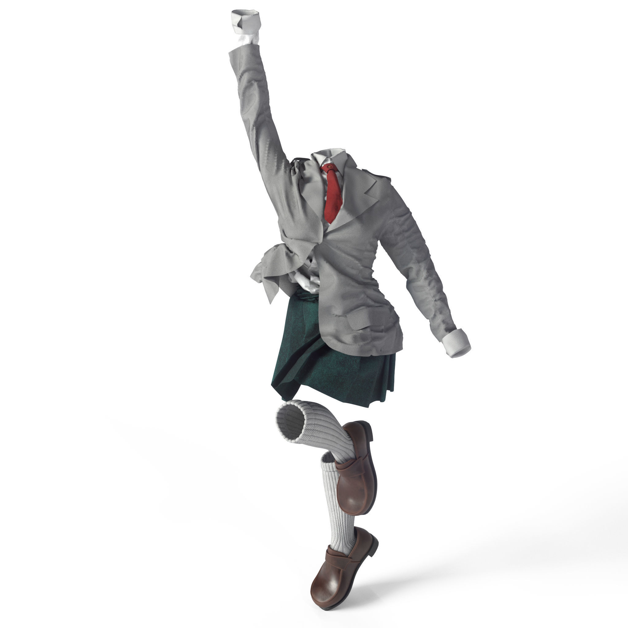 My Hero Academia - Toru Hagakure School Uniform 3DPrint STL 3D print model_2