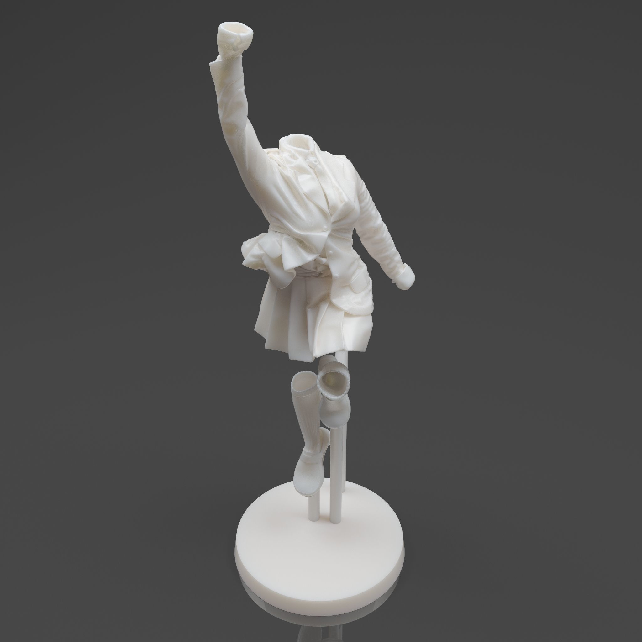 My Hero Academia - Toru Hagakure School Uniform 3DPrint STL 3D print model_7