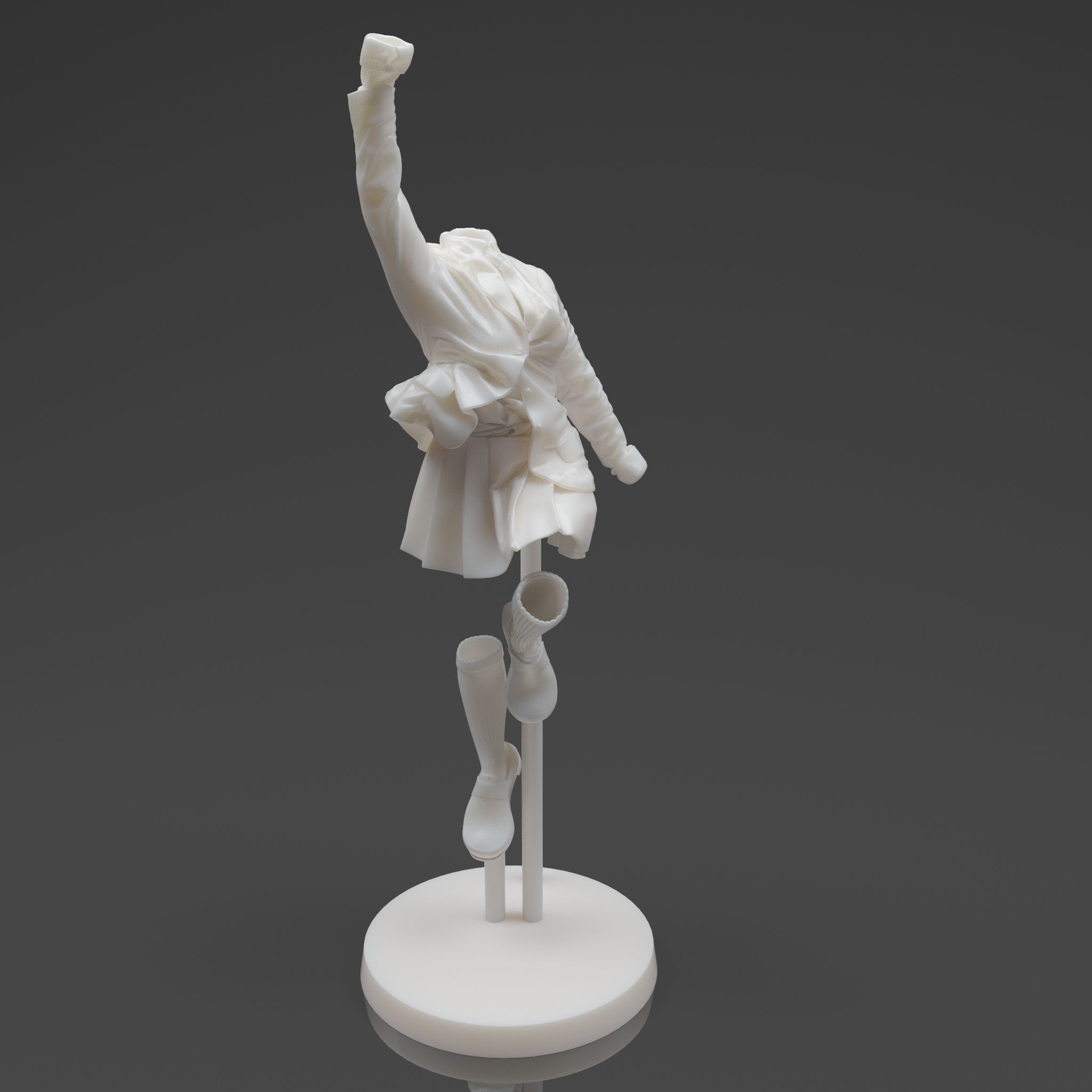 My Hero Academia - Toru Hagakure School Uniform 3DPrint STL 3D print model_9