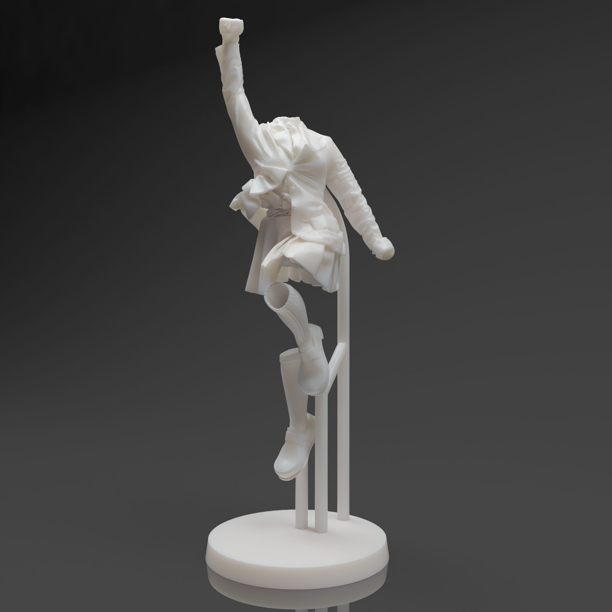 My Hero Academia - Toru Hagakure School Uniform 3DPrint STL 3D print model_12