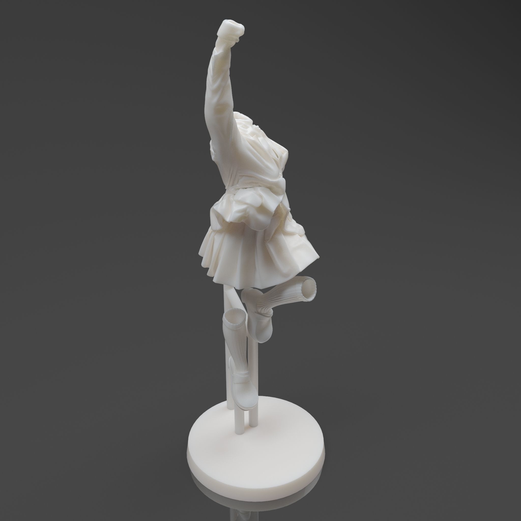 My Hero Academia - Toru Hagakure School Uniform 3DPrint STL 3D print model_6