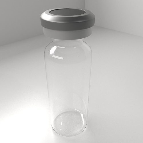 Vaccine Bottle 3D model