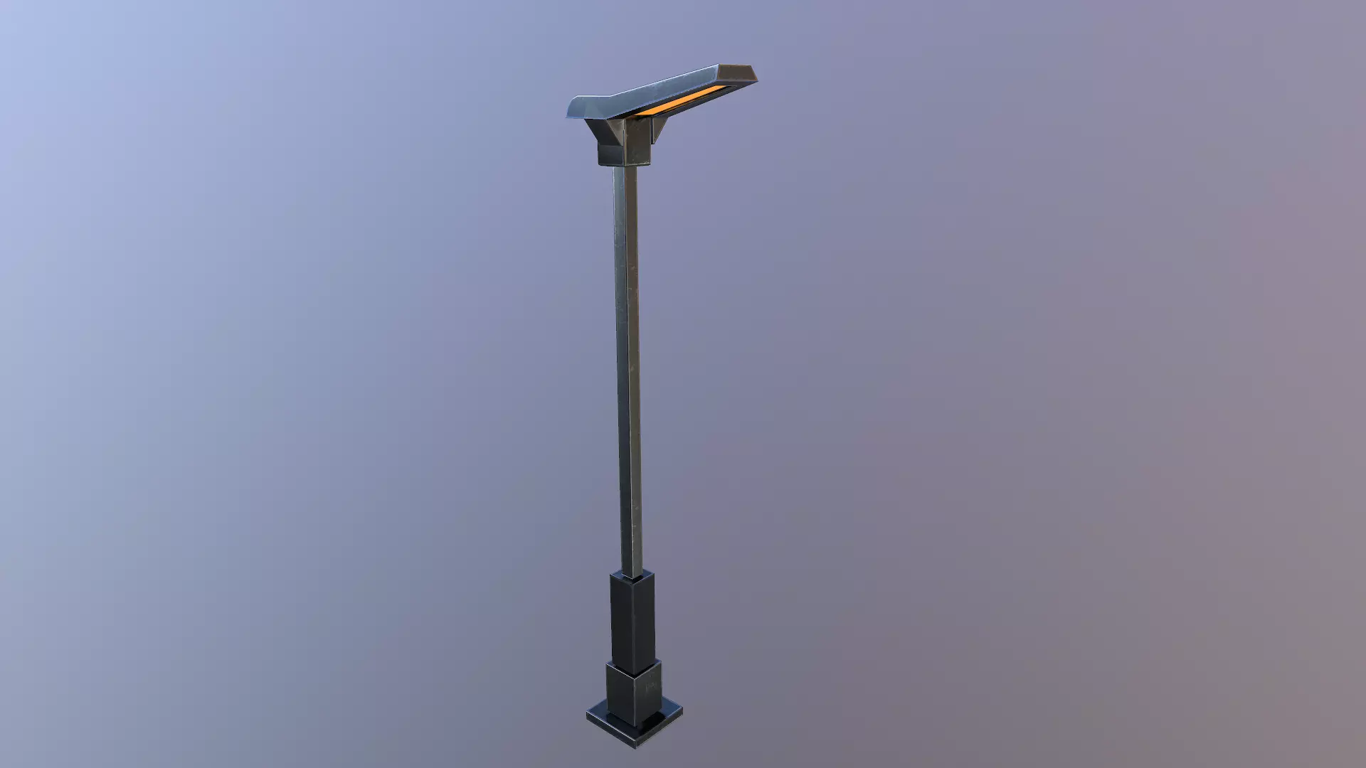 Street Lamp Free low-poly 3D model