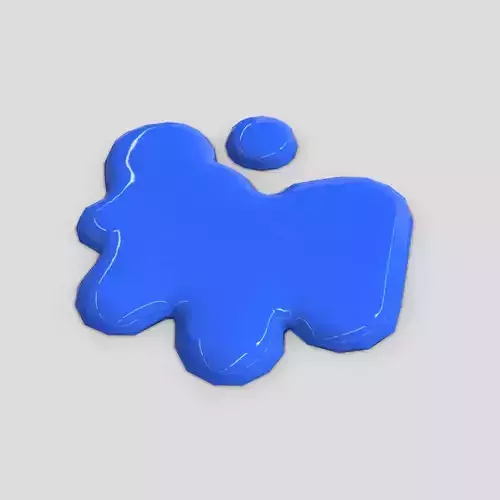 Color Spot Low-poly 3D model