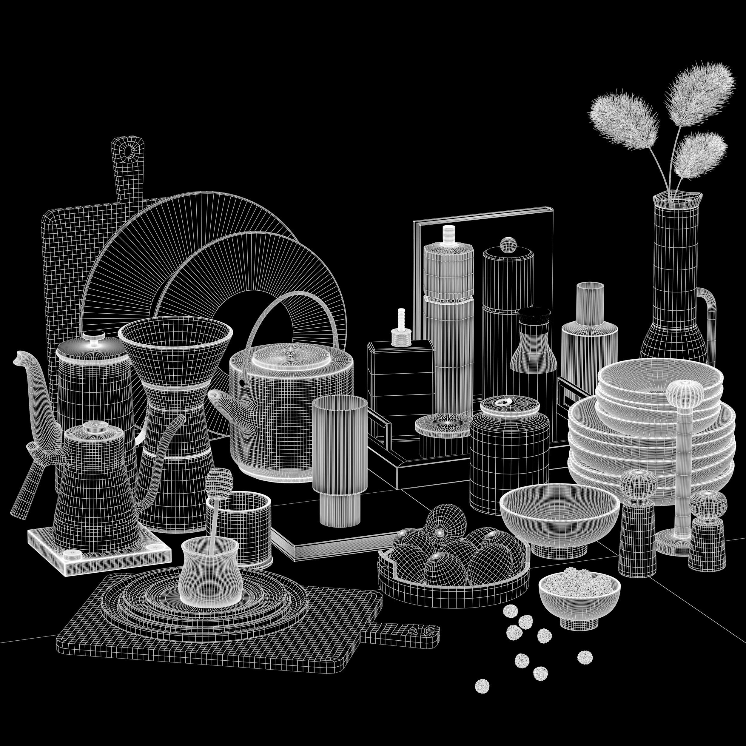 kitchen accessories 007 3D model_7