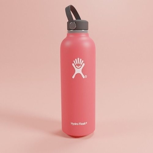 HydroFlask Water Bottle 3D Model Low-poly 3D model