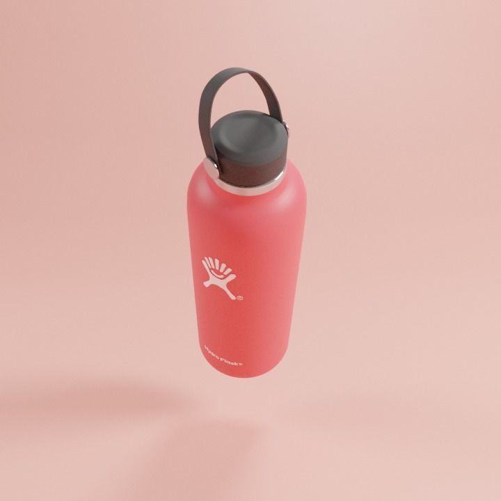 HydroFlask Water Bottle 3D Model Low-poly 3D model_4