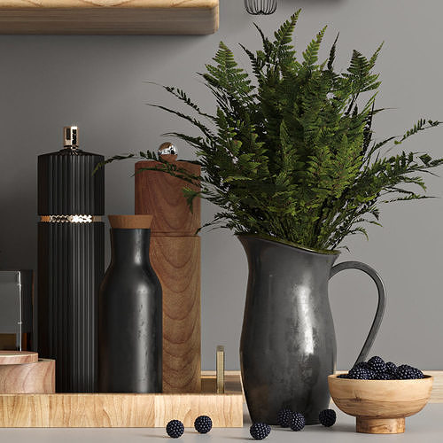 kitchen accessories 008 3D model 3