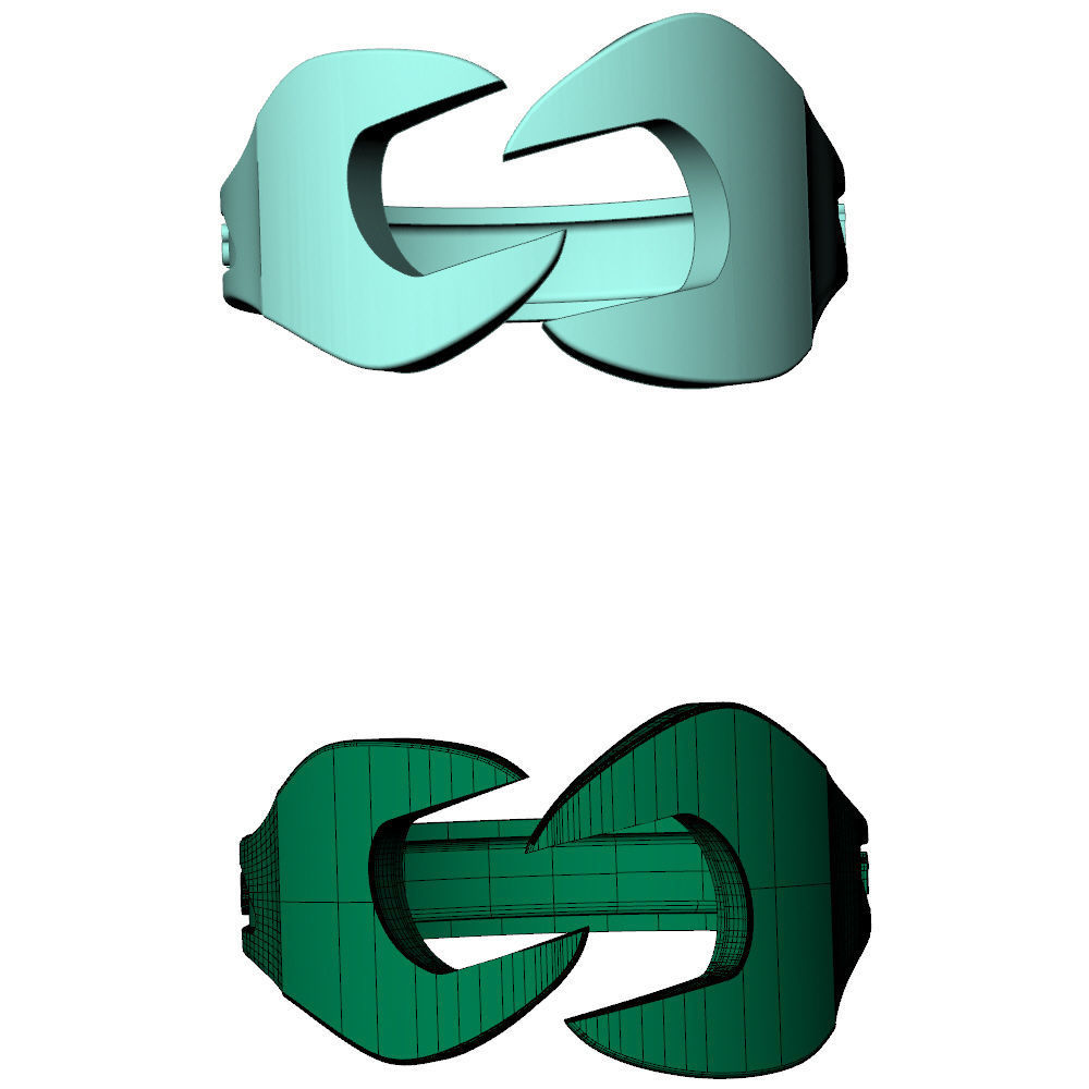  Spanner Ring 3D print model_8