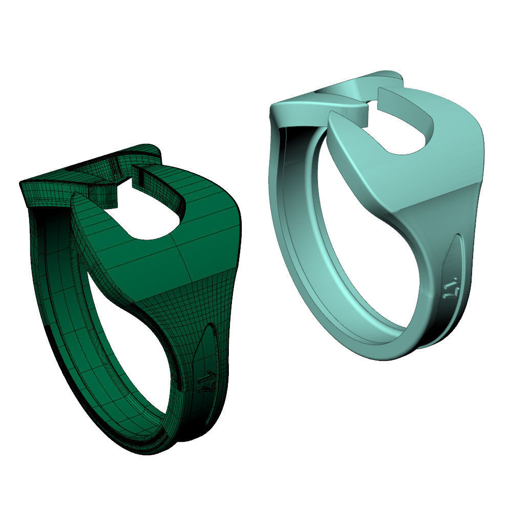  Spanner Ring 3D print model_9