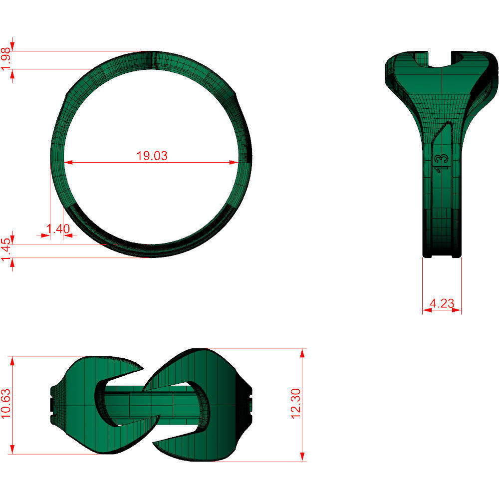  Spanner Ring 3D print model_6