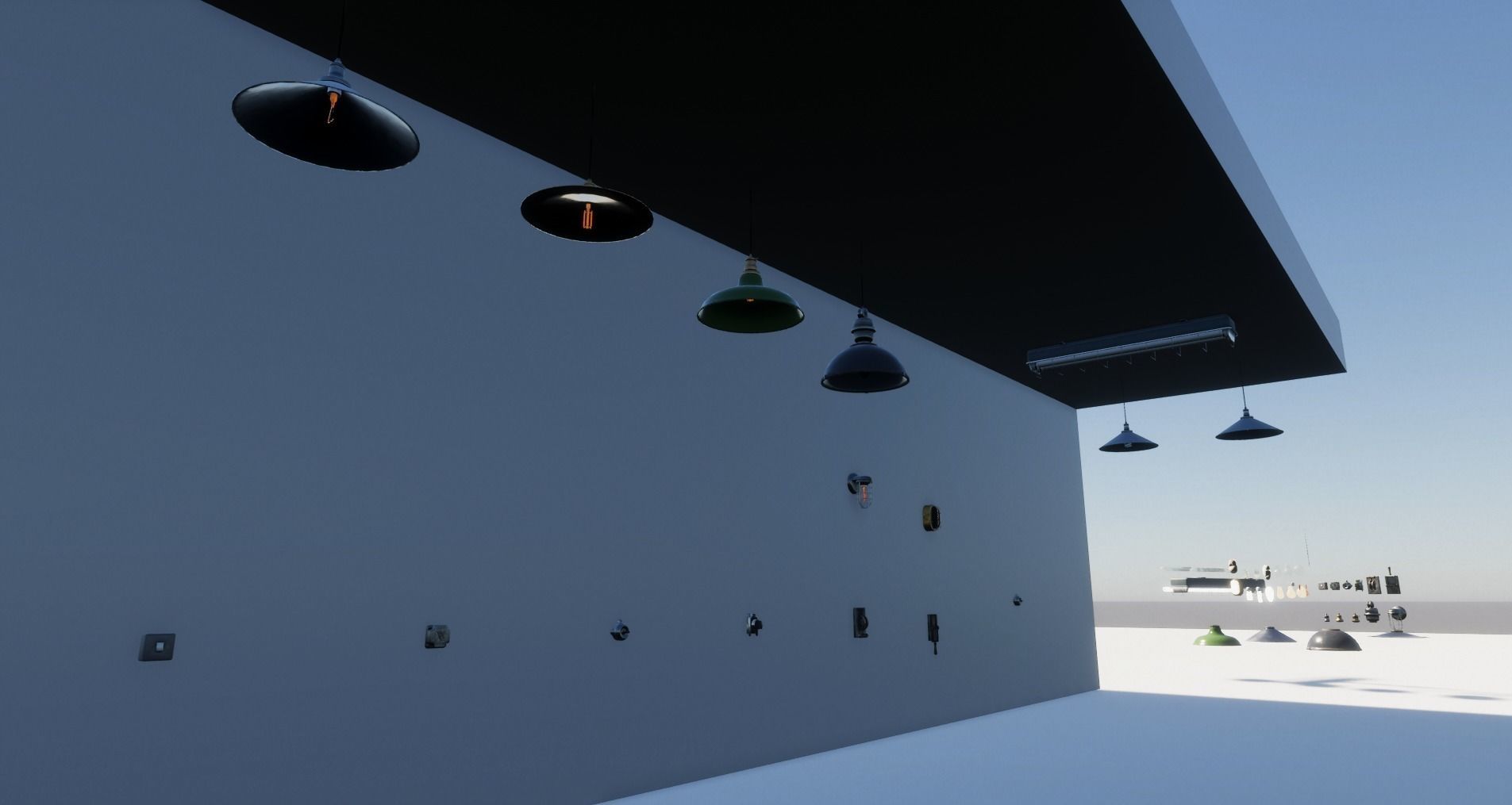 Breakable Lamps - Models and scripts Low-poly 3D model_4