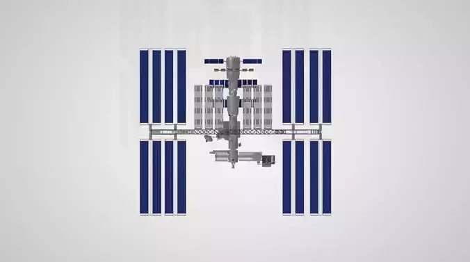 International Space Station Free 3D model