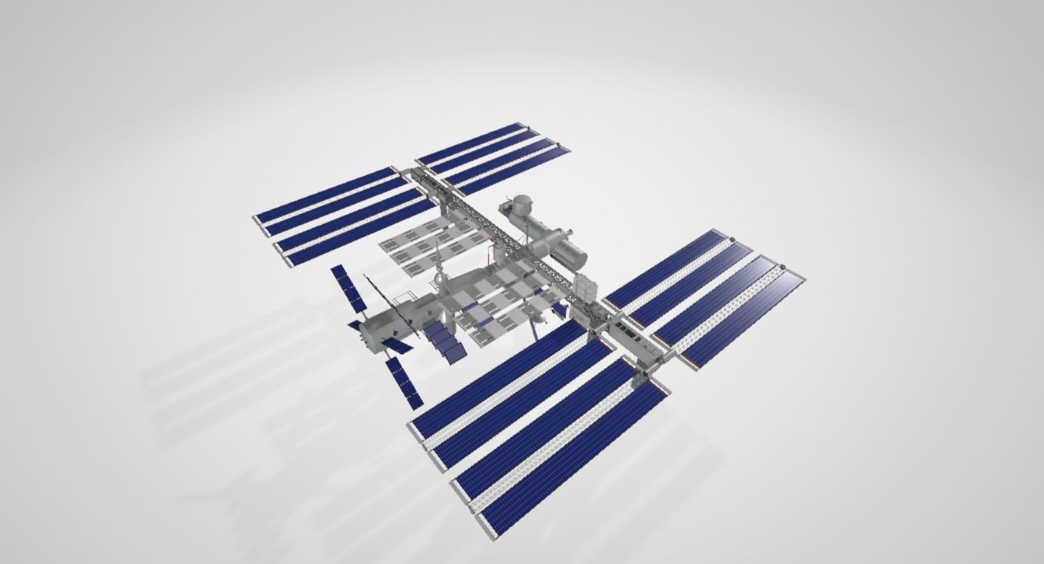 International Space Station Free 3D model_2