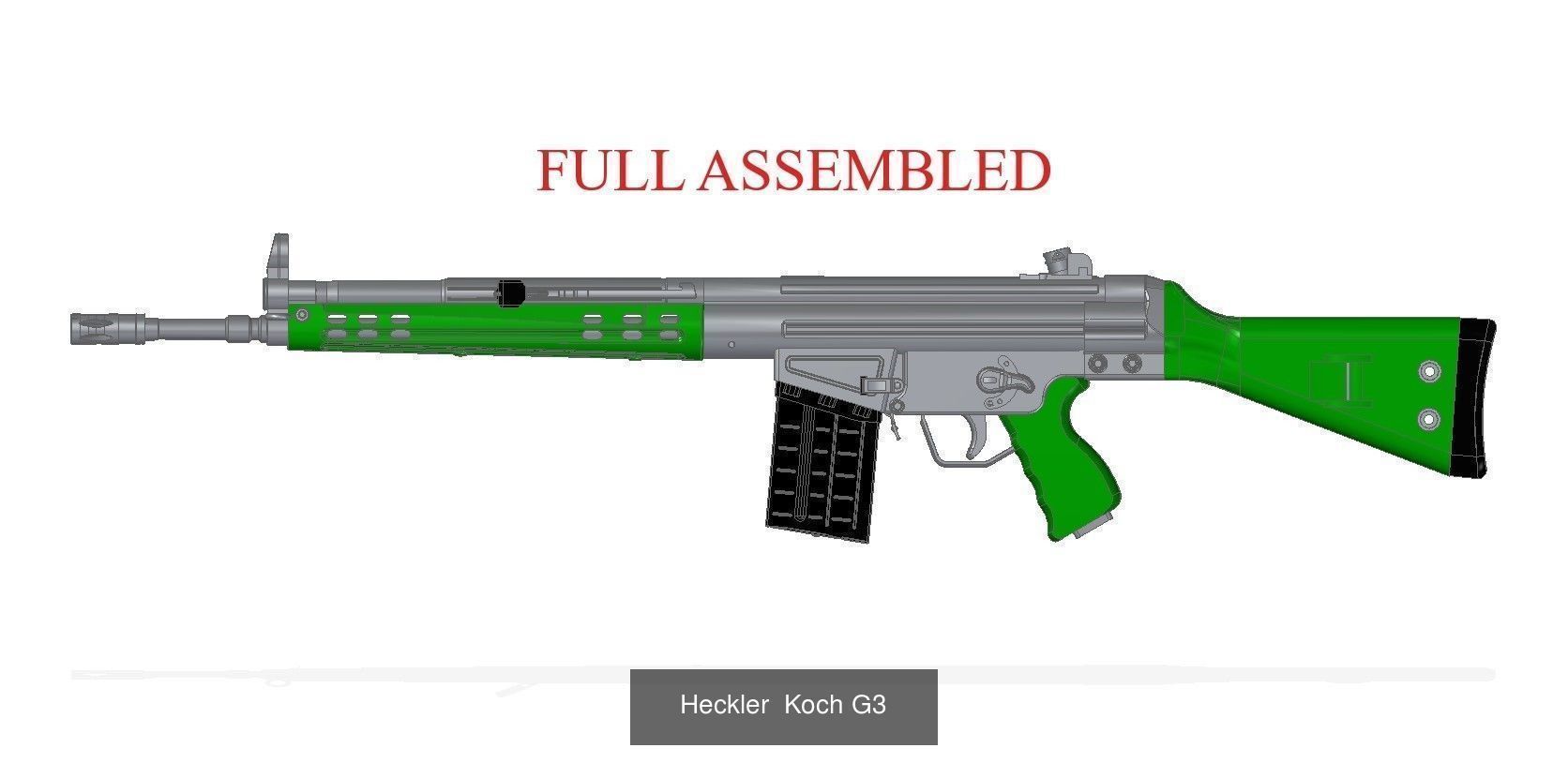 Heckler and Koch 3D Model Collection_1