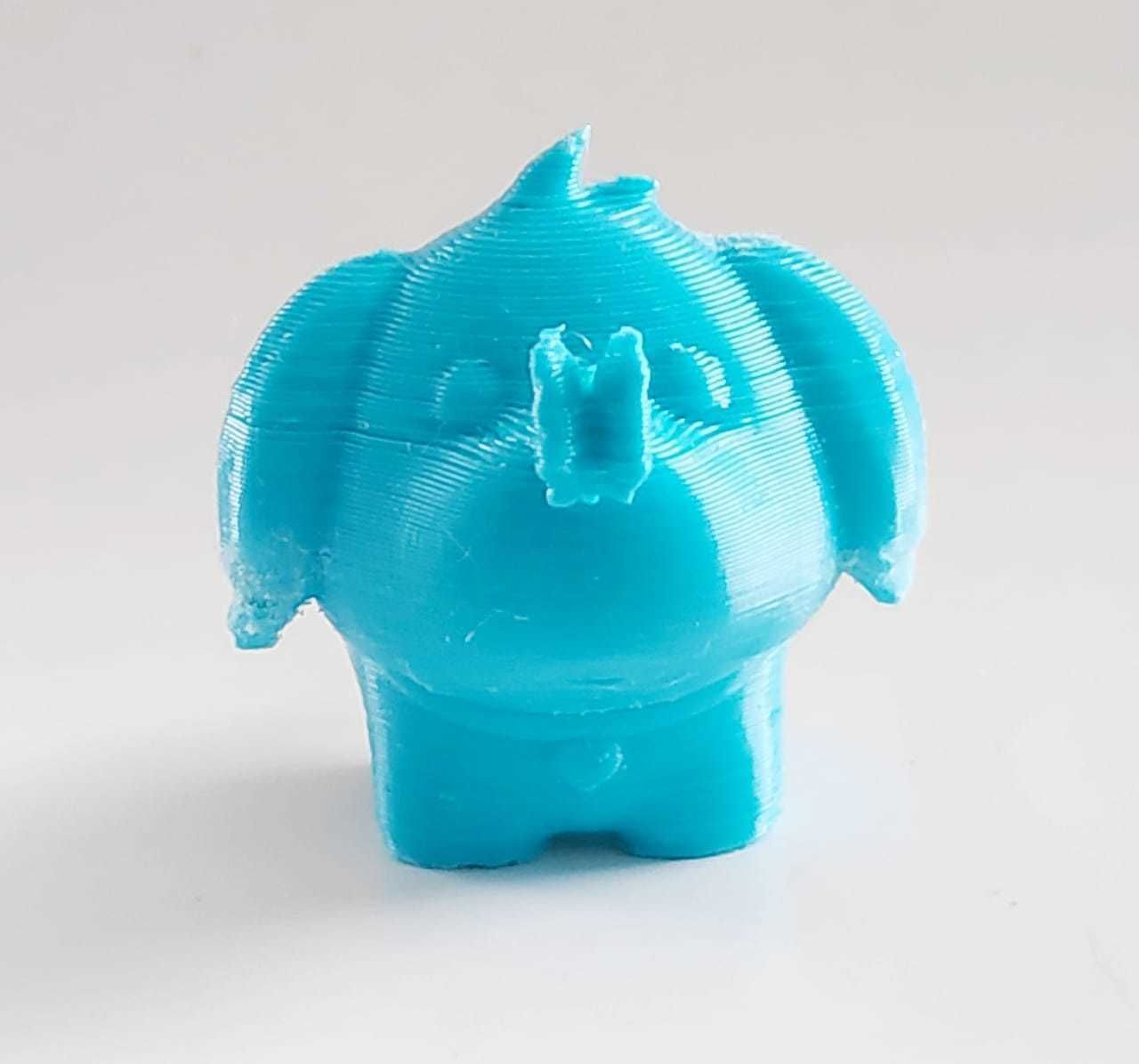 Butterfly on Dog Nose 3D print model_5