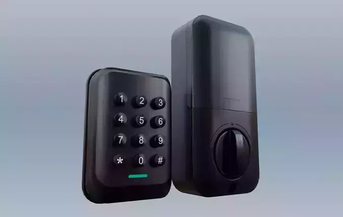 HG Smart Digital Door Lock Low-poly 3D model