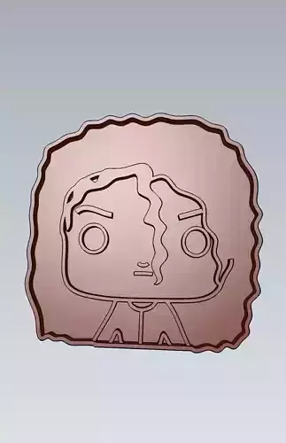 Harry Potter Bellatrix Lestrange Cookie Cutter Stamp Cake Decor