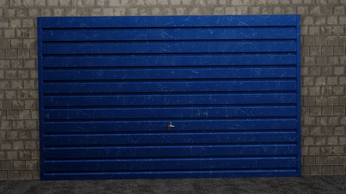 Garage Door 3D Model Low-poly 3D model_5