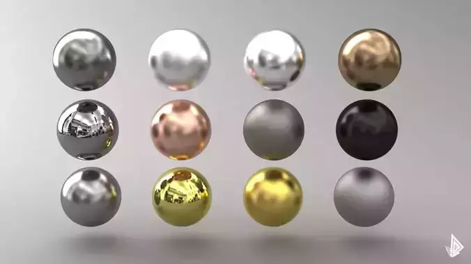 VRAY SHADER---Metal---The 12 most used Texture
