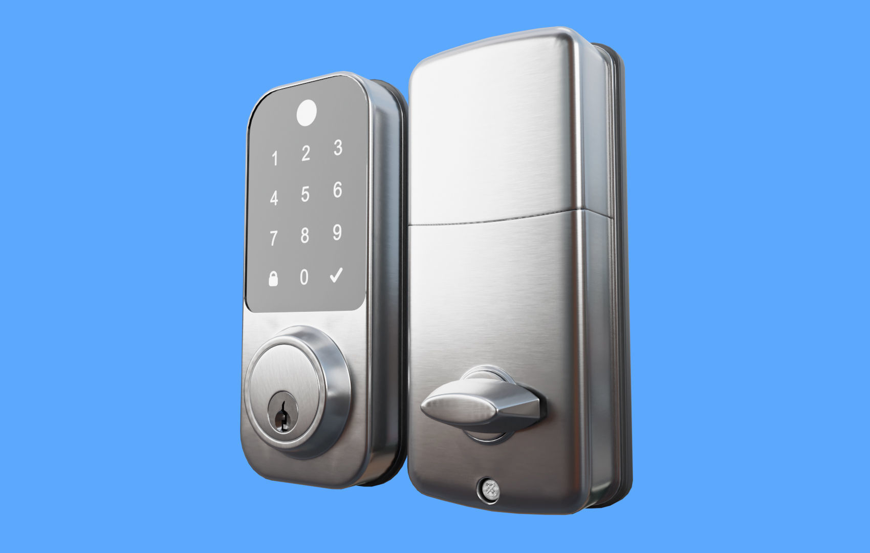 Super Pack Digital Door Lock 3D Model Collection_44