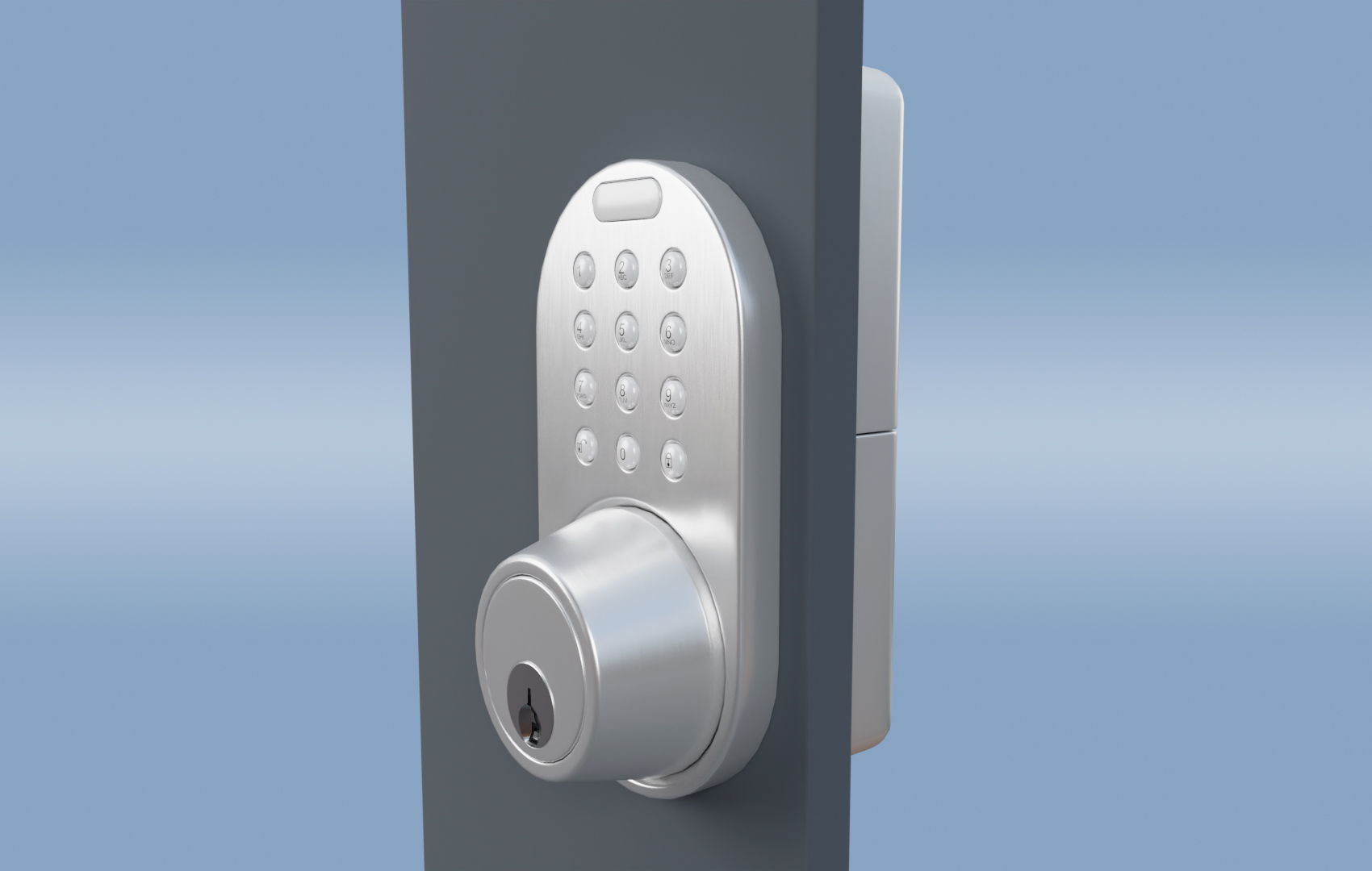 Super Pack Digital Door Lock 3D Model Collection_14