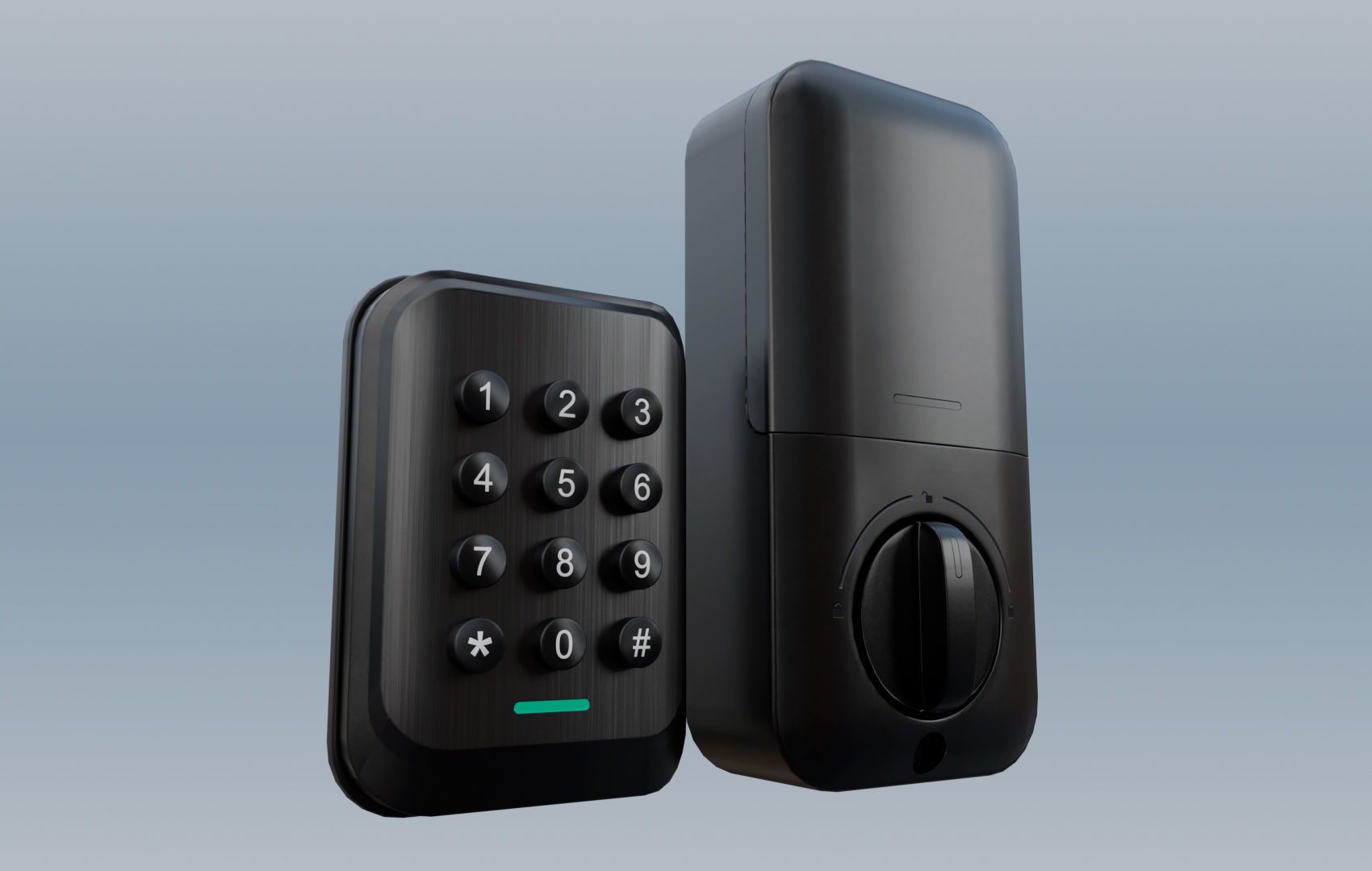 Super Pack Digital Door Lock 3D Model Collection_42