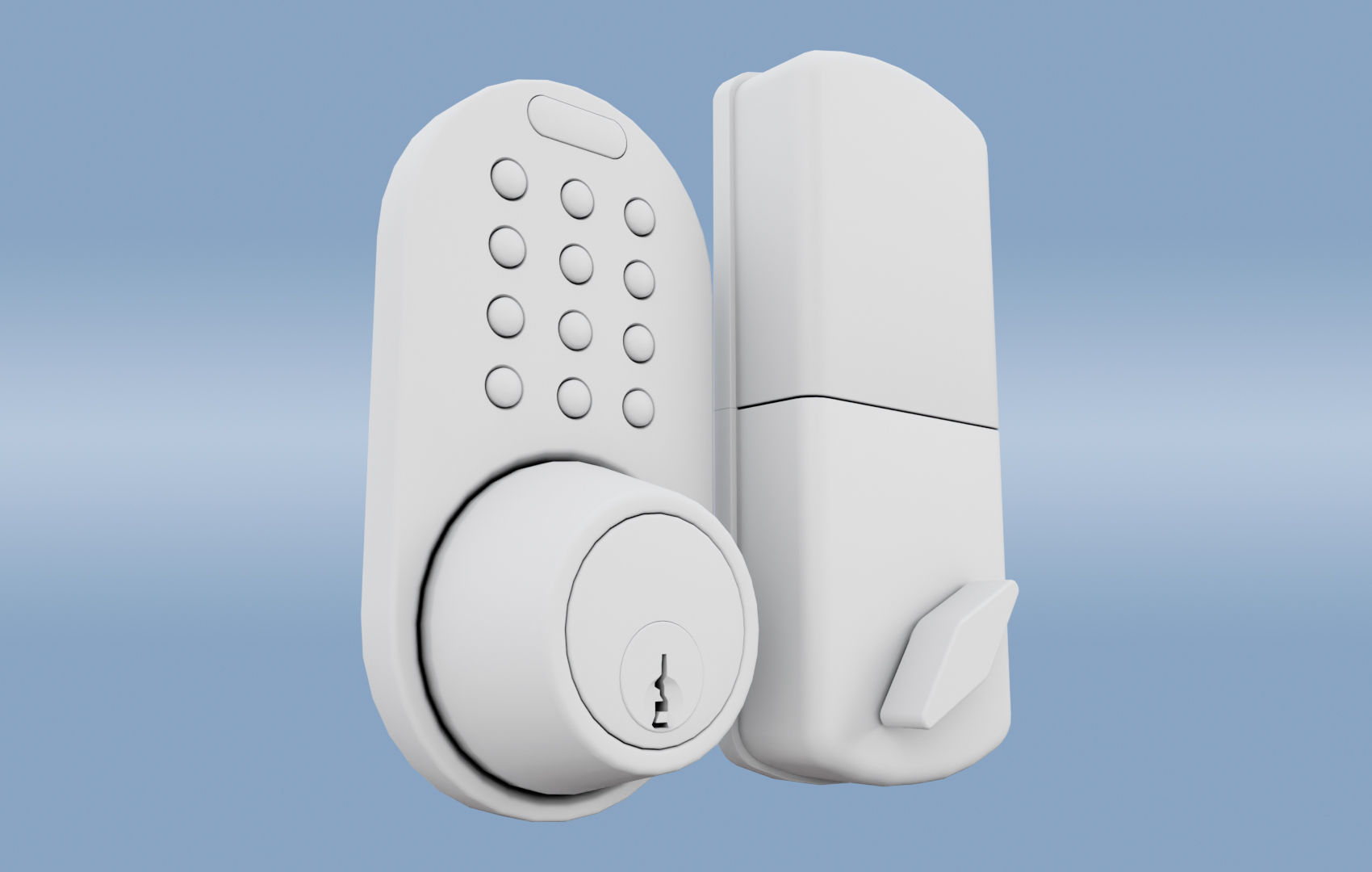 Super Pack Digital Door Lock 3D Model Collection_16