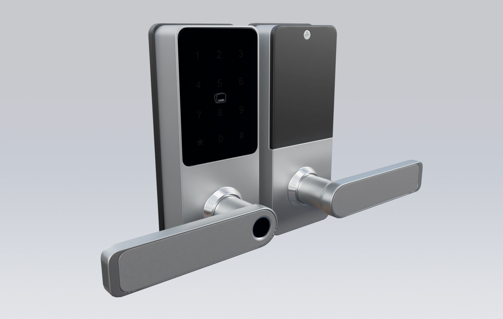 Super Pack Digital Door Lock 3D Model Collection_32