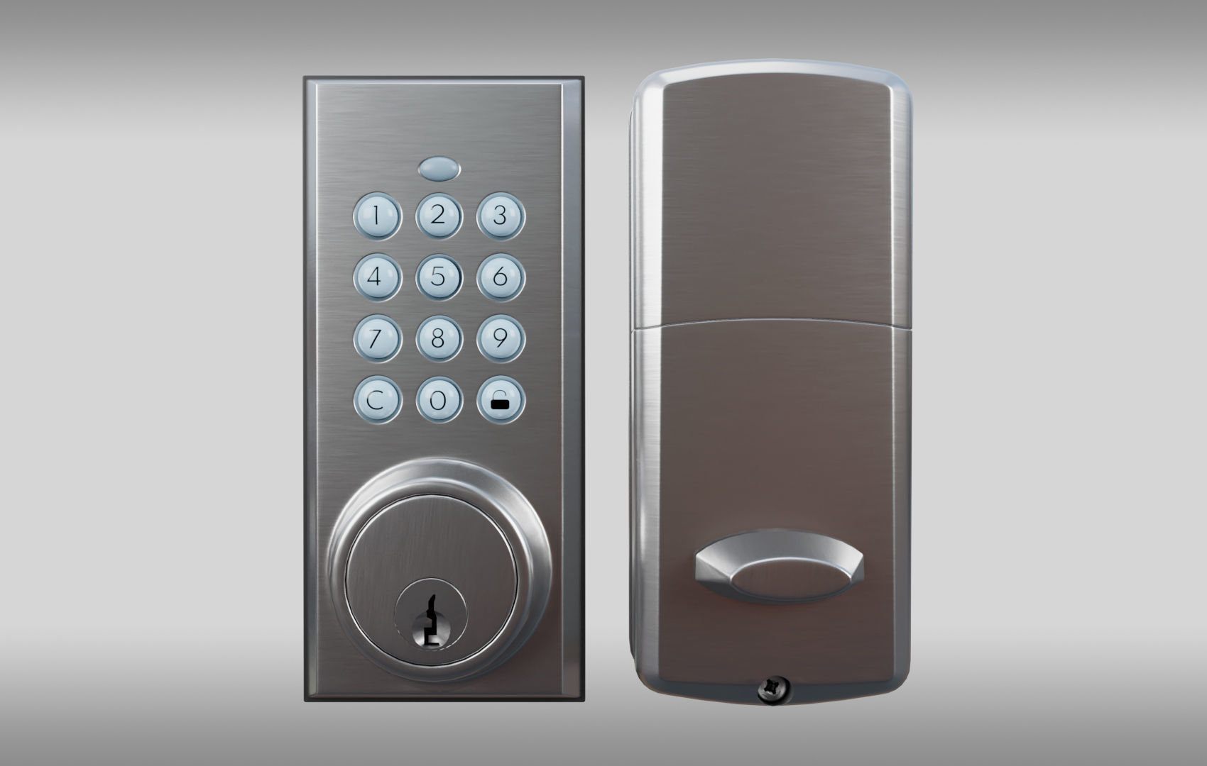 Super Pack Digital Door Lock 3D Model Collection_10