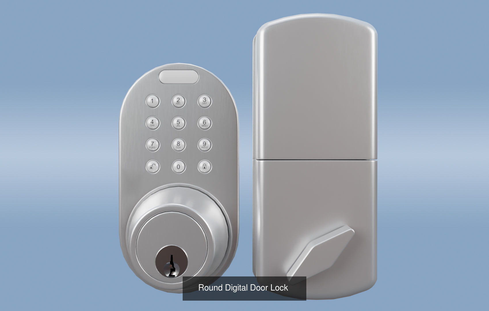 Super Pack Digital Door Lock 3D Model Collection_11