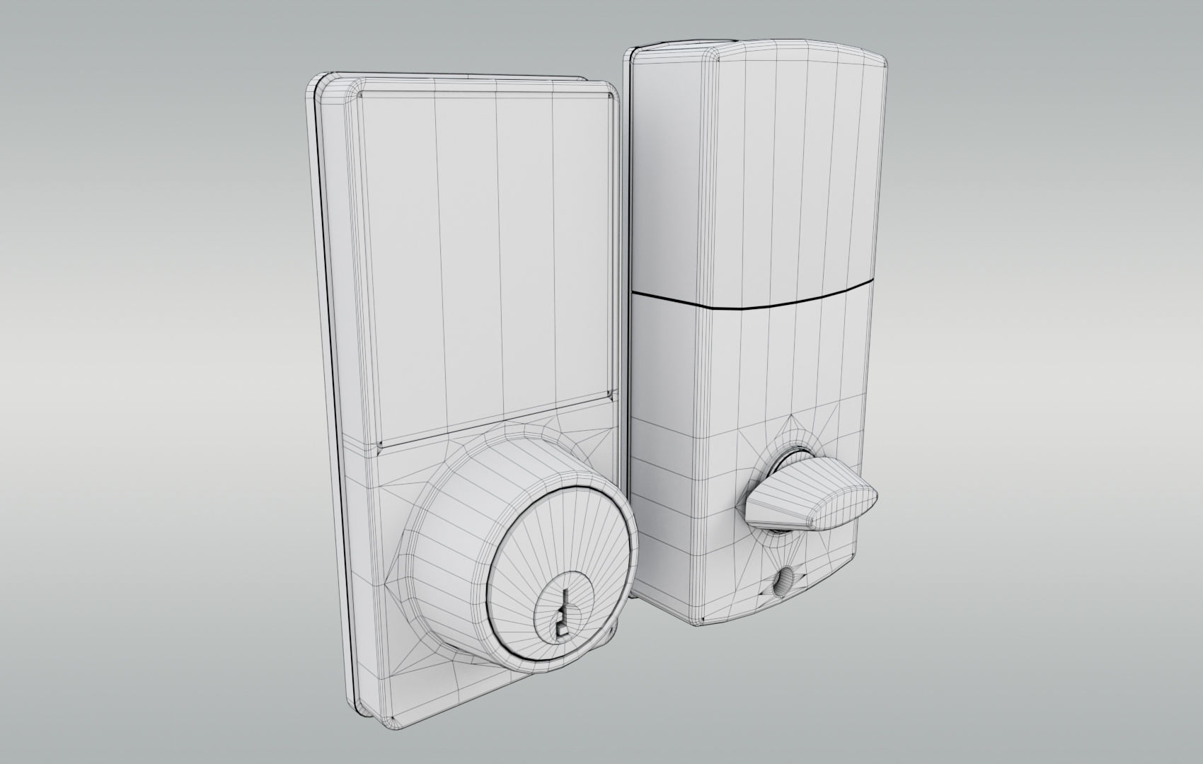 Super Pack Digital Door Lock 3D Model Collection_49