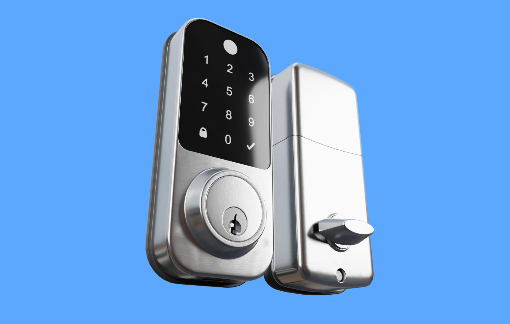 Super Pack Digital Door Lock 3D Model Collection_2