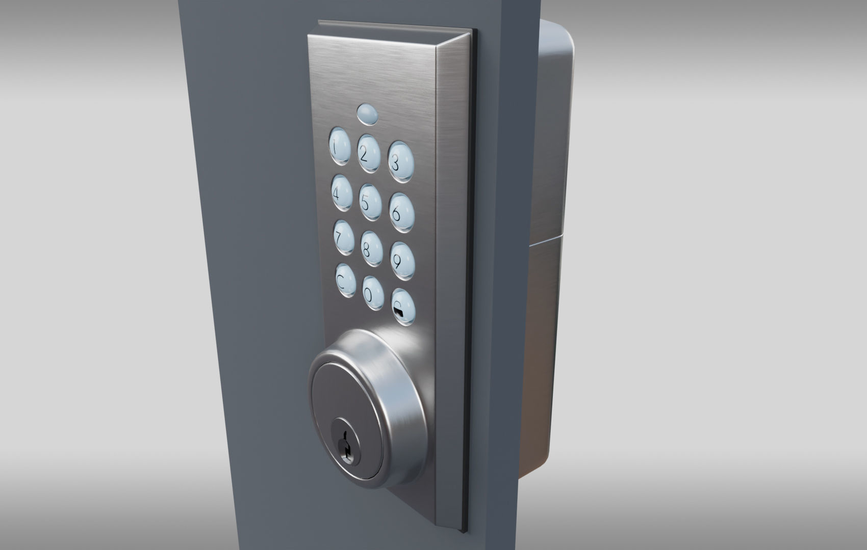 Super Pack Digital Door Lock 3D Model Collection_8