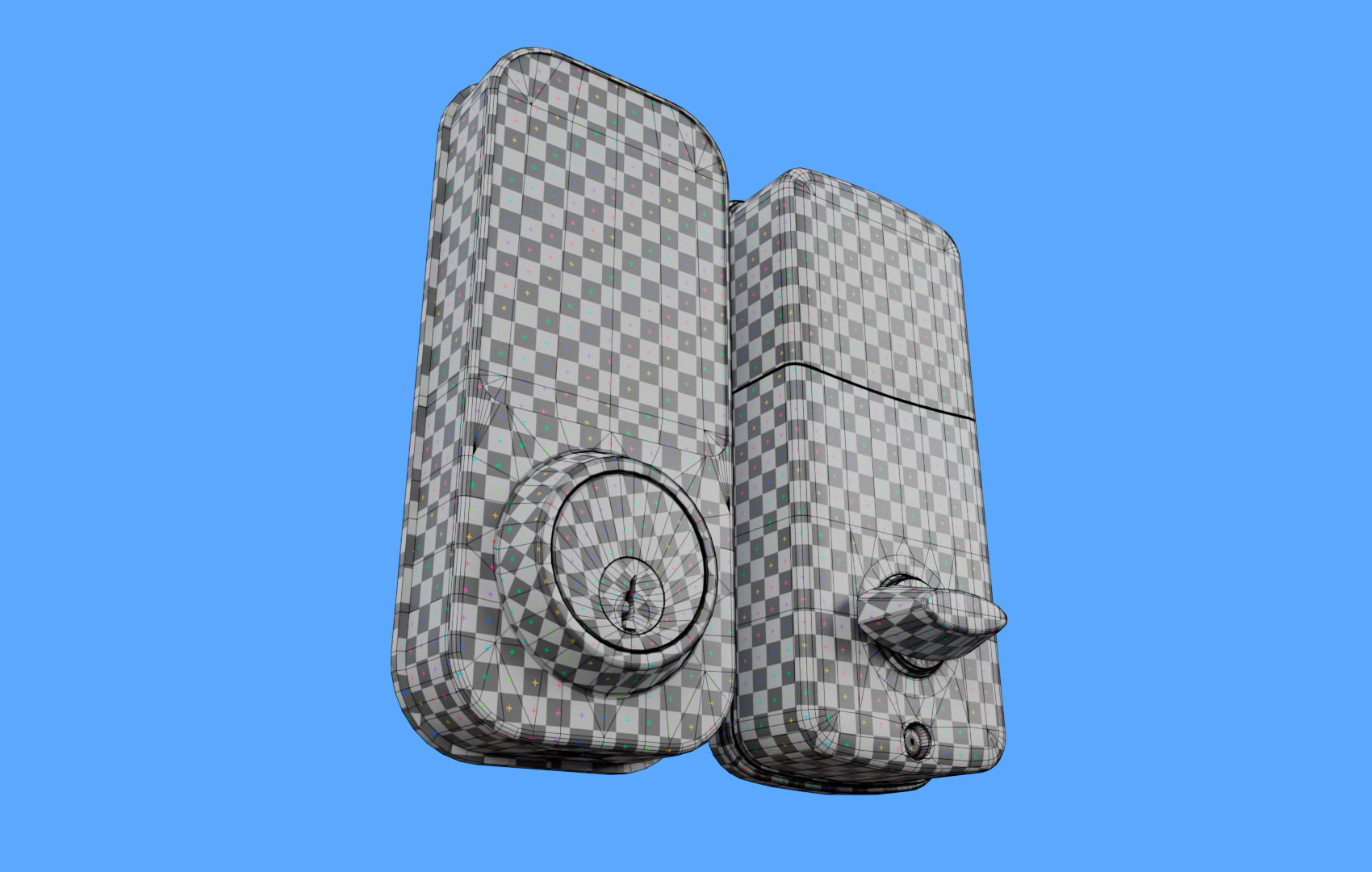 Super Pack Digital Door Lock 3D Model Collection_4