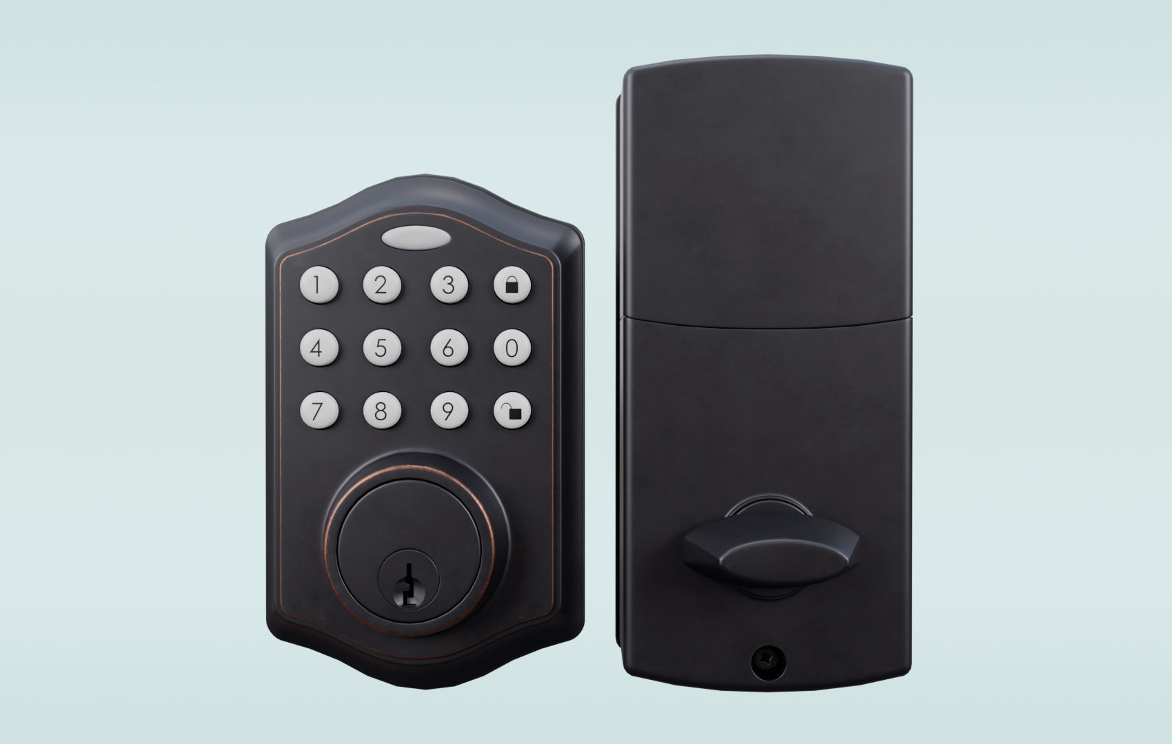 Super Pack Digital Door Lock 3D Model Collection_29