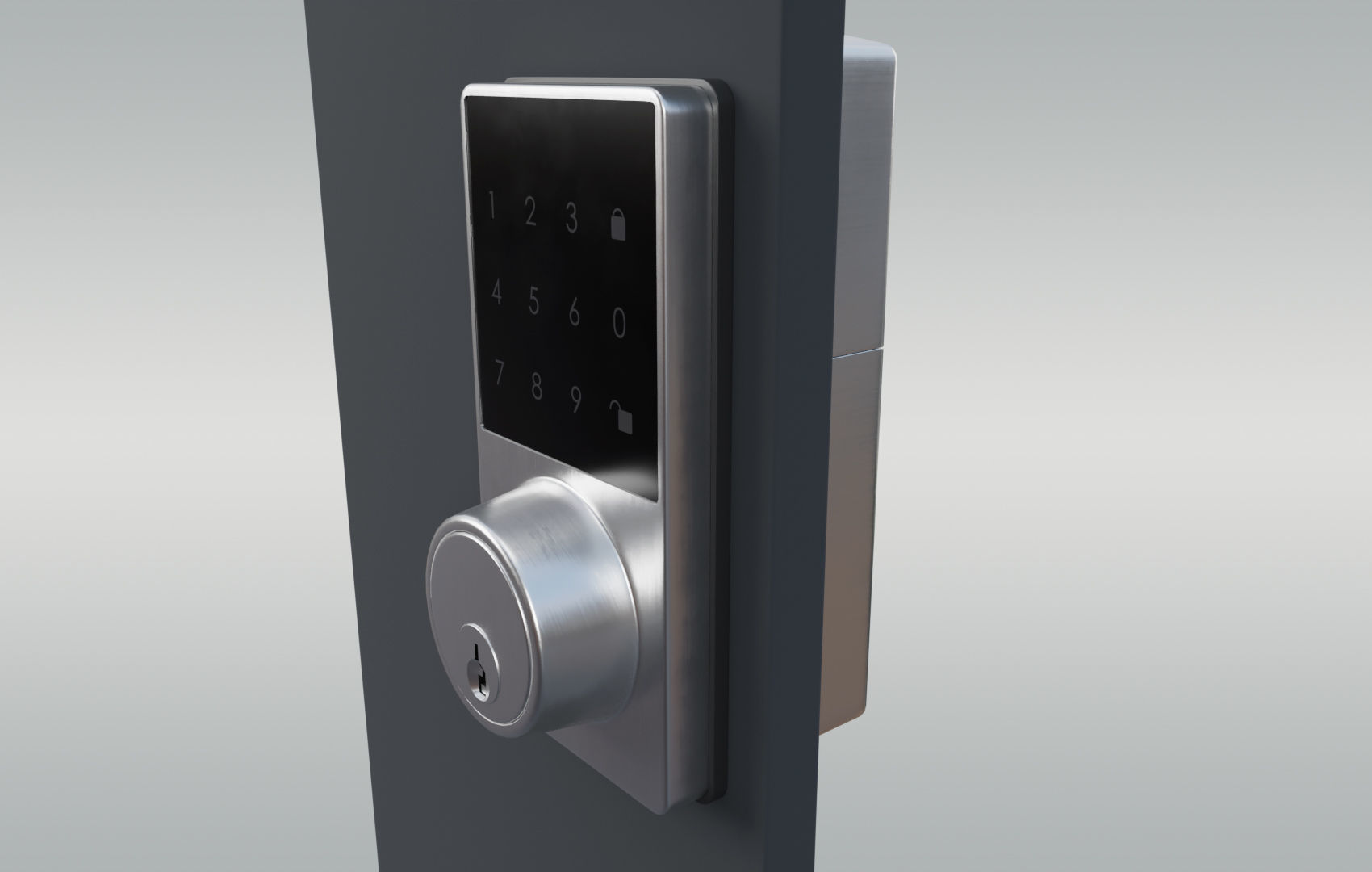 Super Pack Digital Door Lock 3D Model Collection_25