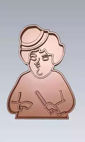 Harry Potter Dolores Umbridge Cookie Cutter Stamp Cake Decor