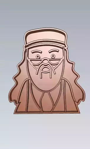 Harry Potter Dumbledore Cookie Cutter Stamp Cake Decorating