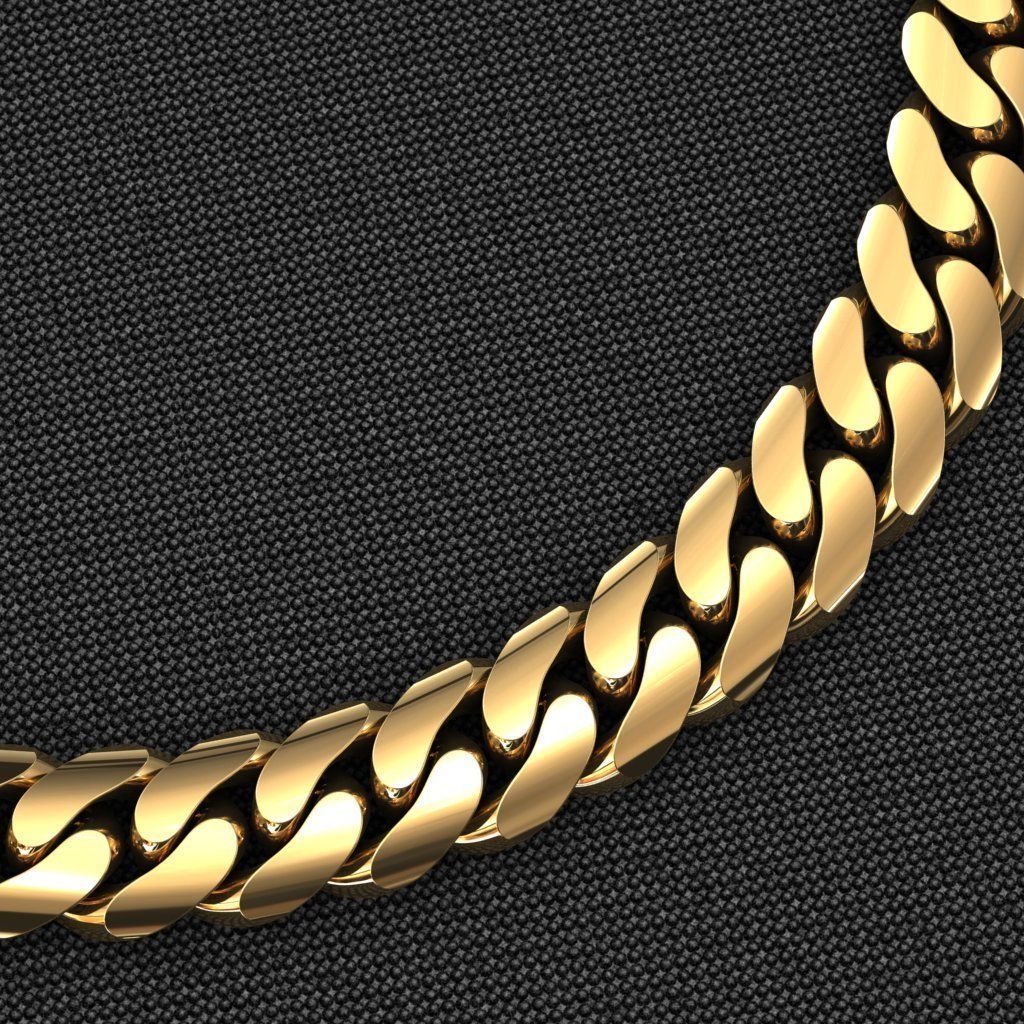 10 MM MIAMI CUBAN LINK PONG SET FOR BRACELET OR NECKLACE 3D print model_5