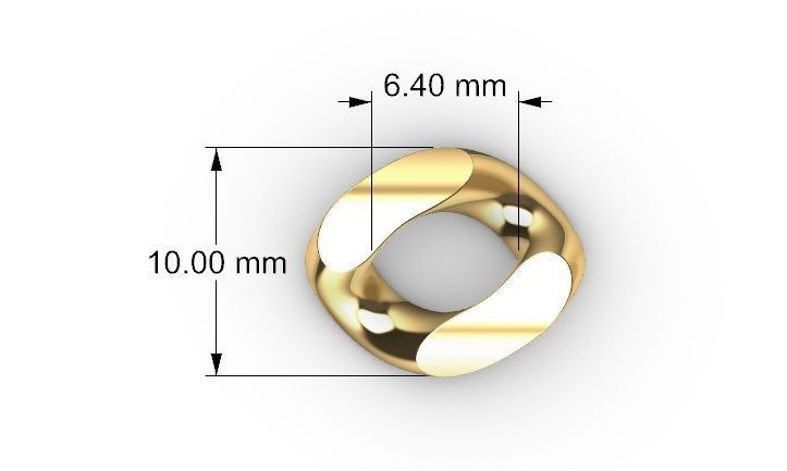 10 MM MIAMI CUBAN LINK PONG SET FOR BRACELET OR NECKLACE 3D print model_8