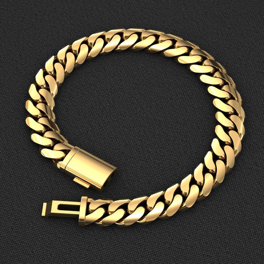 10 MM MIAMI CUBAN LINK PONG SET FOR BRACELET OR NECKLACE 3D print model_2