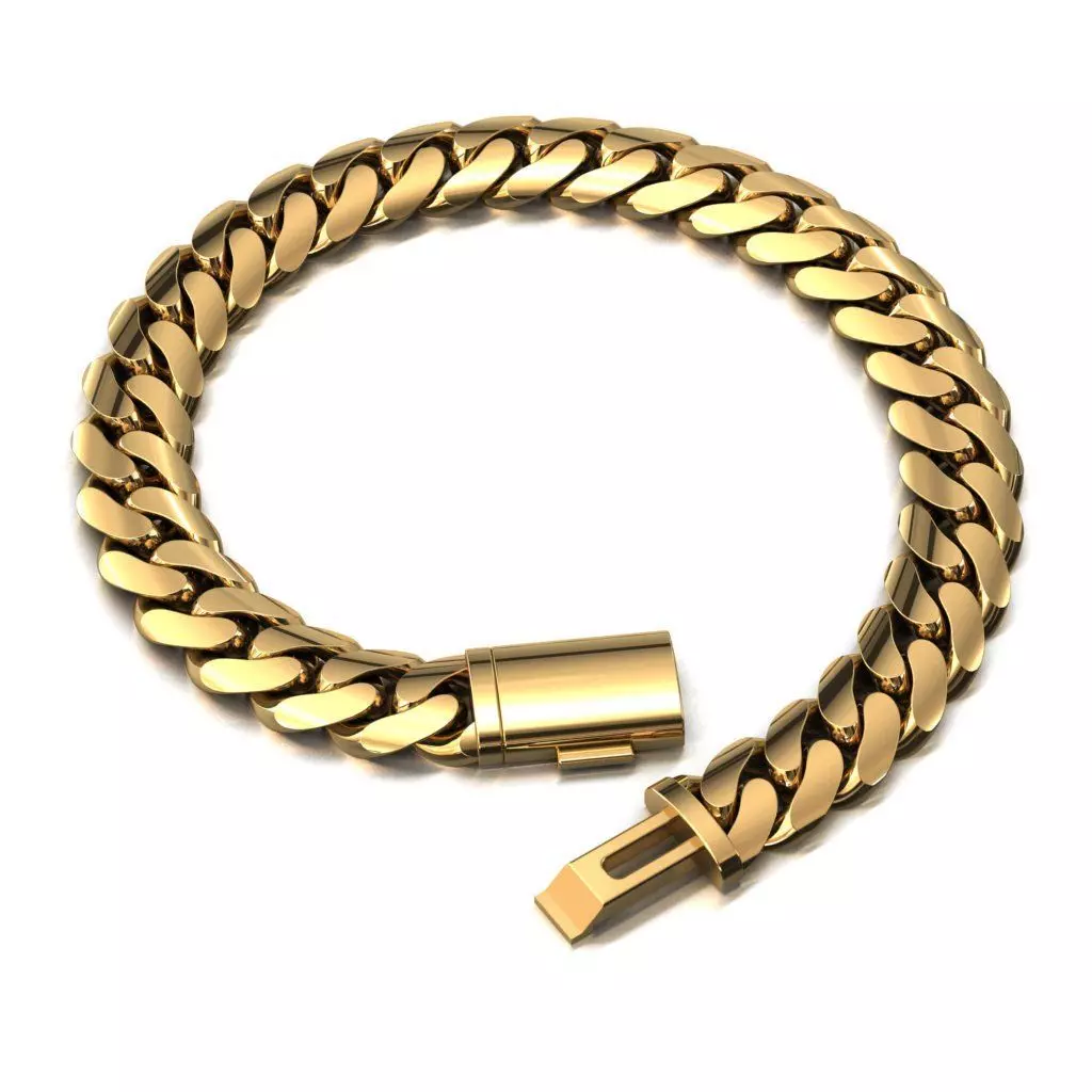 10 MM MIAMI CUBAN LINK PONG SET FOR BRACELET OR NECKLACE 3D print model_0