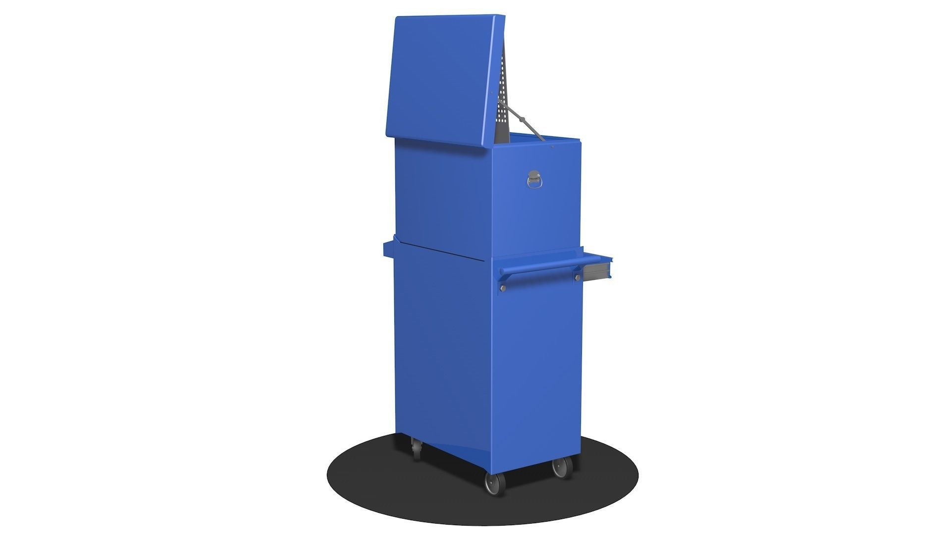 Workshop Tool Storage Cupboard 3D model_2