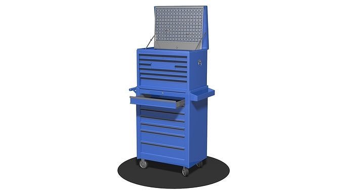 Workshop Tool Storage Cupboard 3D model