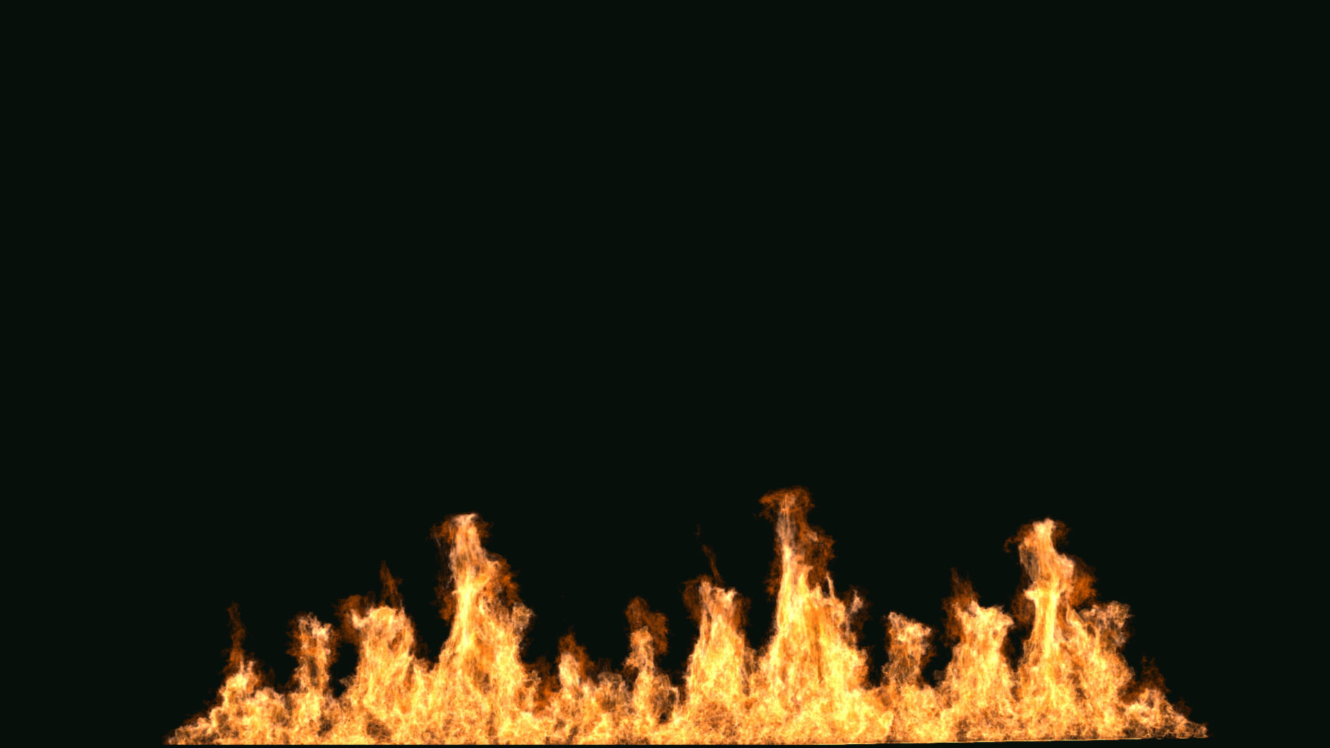FumeFX Large Scale Fire Low-poly 3D model_5