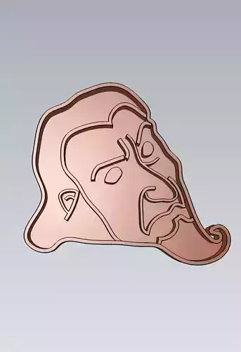 Harry Potter Igor Karkaroff Cookie Cutter Stamp Cake Decorating