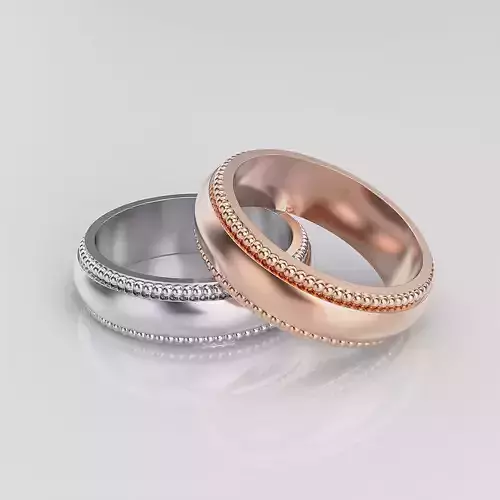 Wedding Band Men 3D print model