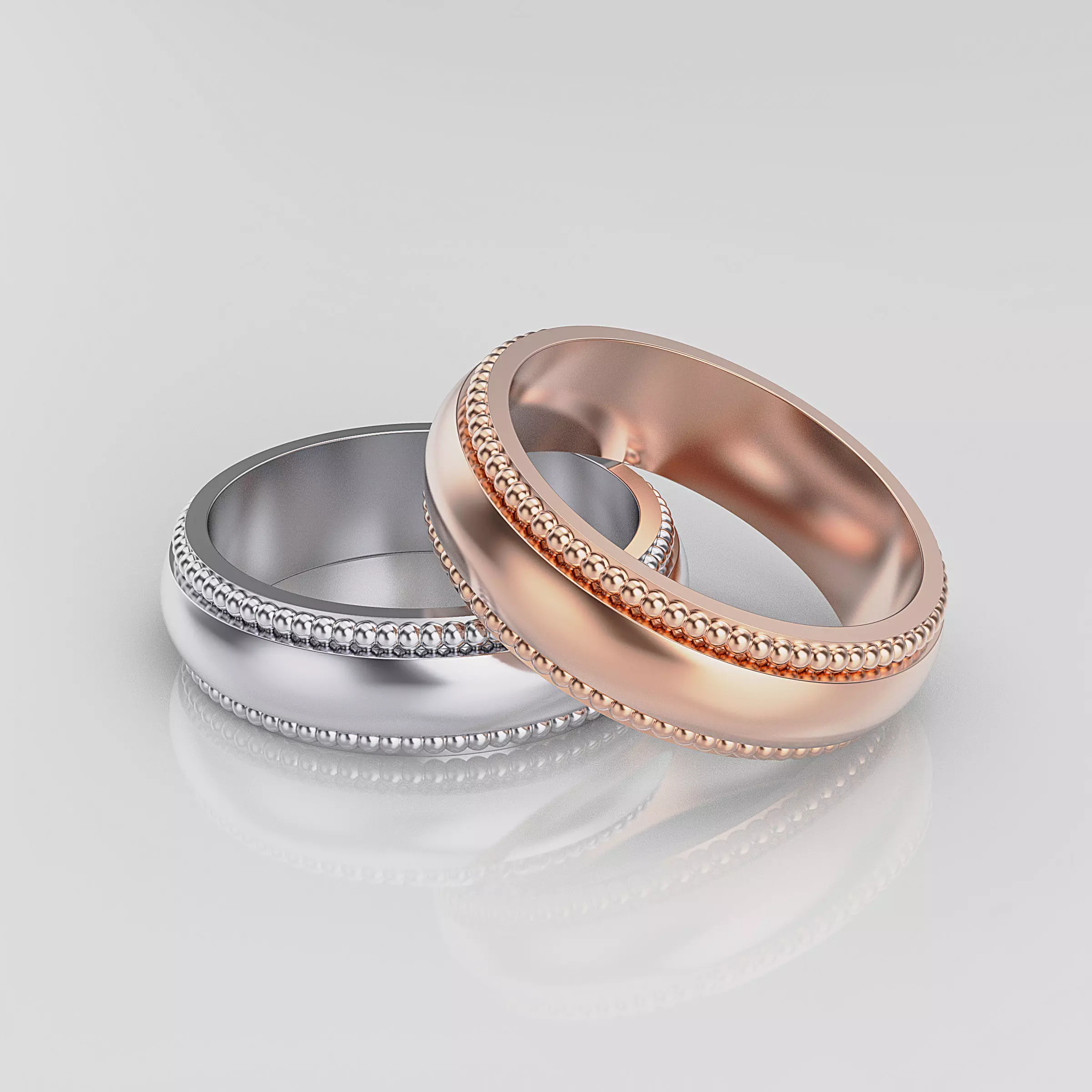 Wedding Band Men 3D print model_0