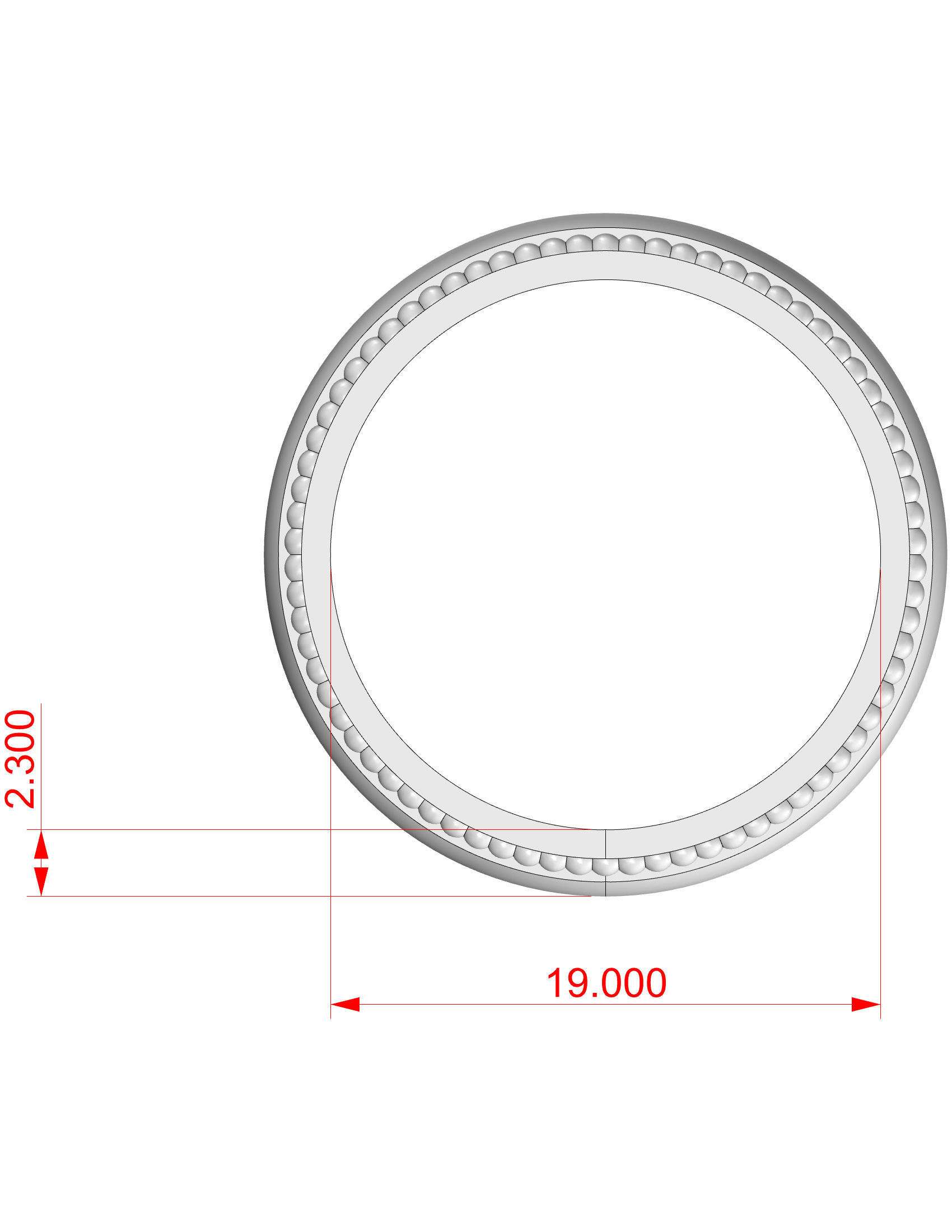 Wedding Band Men 3D print model_4